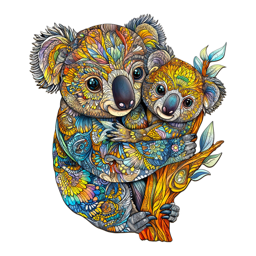 Koala Family Wooden Jigsaw Puzzle
