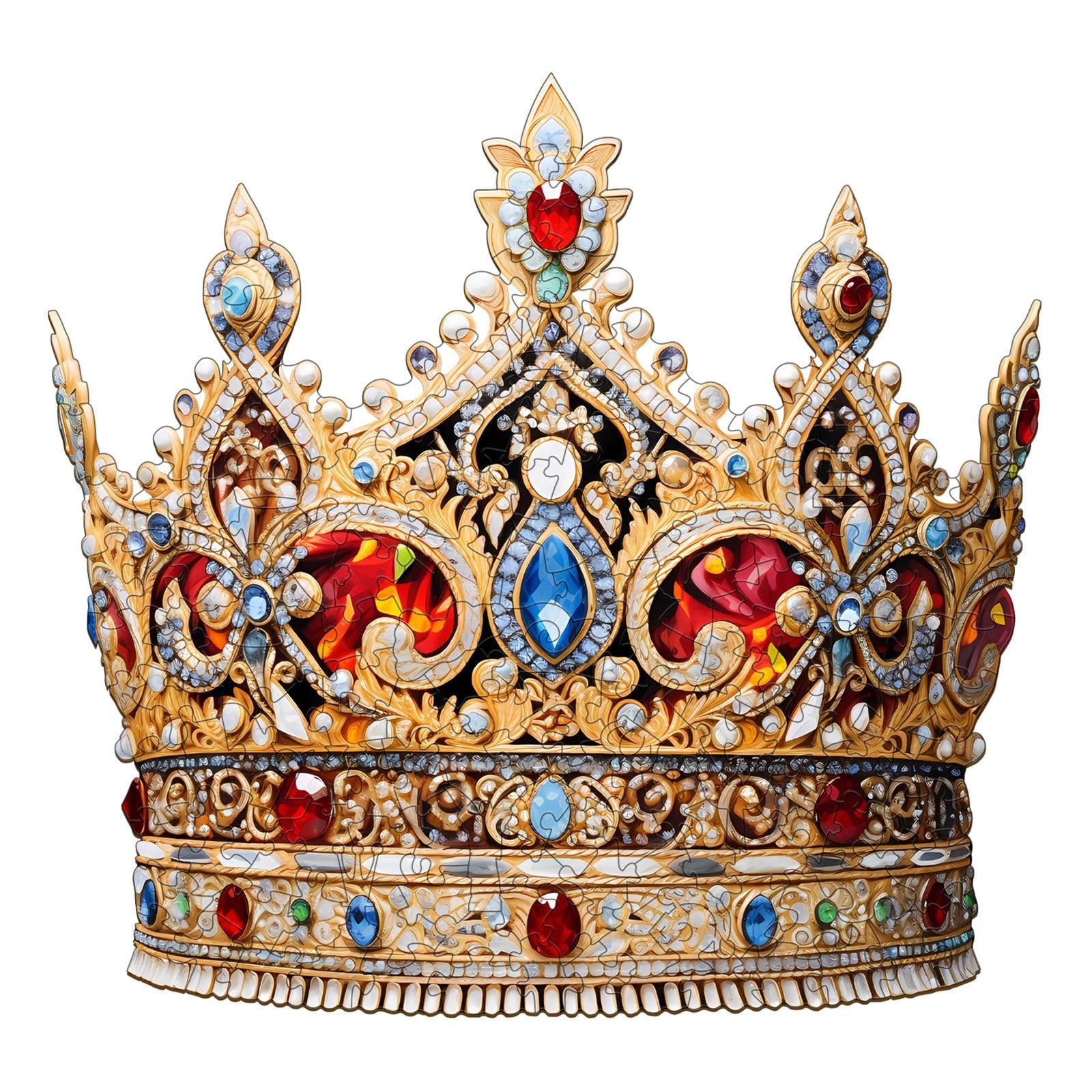 Beautiful Crown Wooden Jigsaw Puzzle