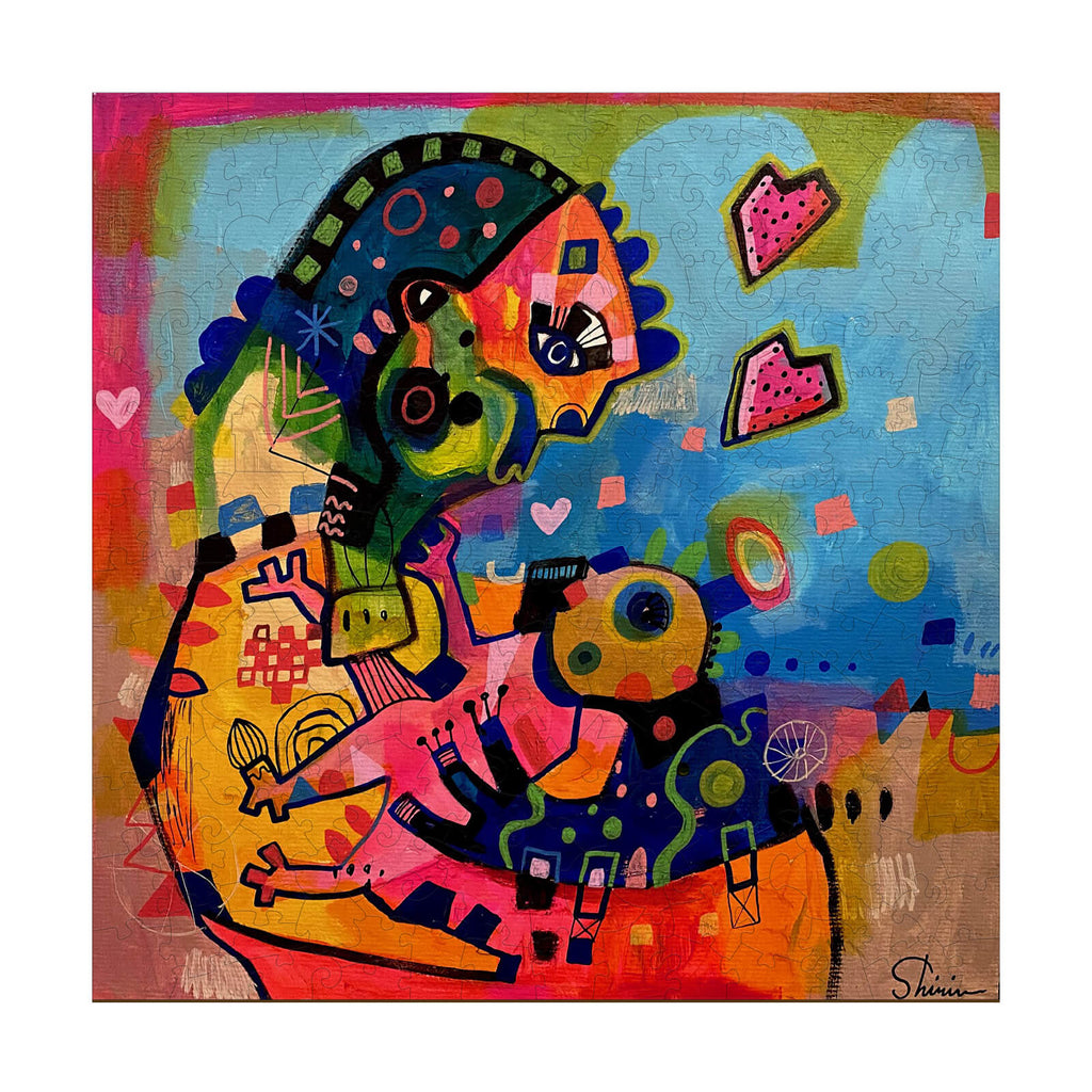 Mother and Son - By Artist Shirin Moarefi