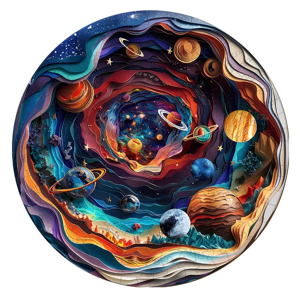 Universe Wooden Jigsaw Puzzle