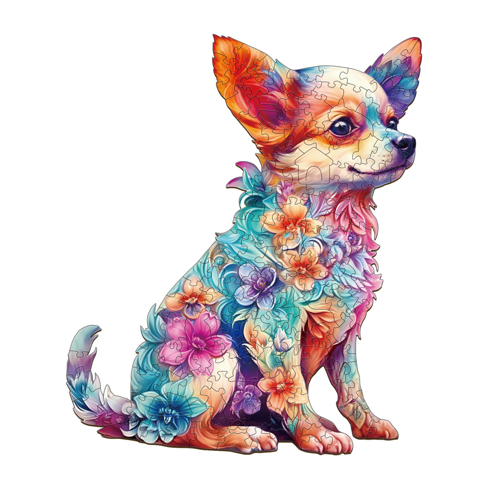 Cute Puppy Wooden Jigsaw Puzzle
