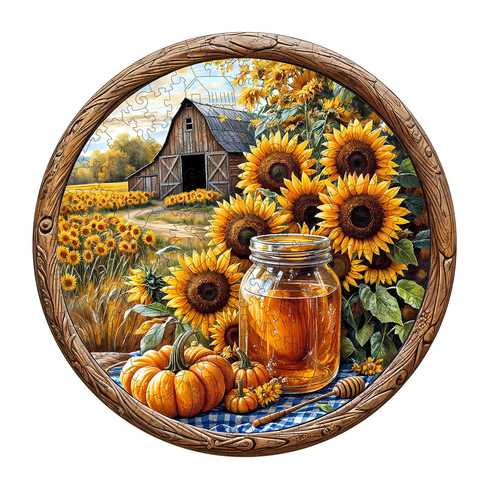 SEEK AND FIND BEES Wooden Jigsaw Puzzle