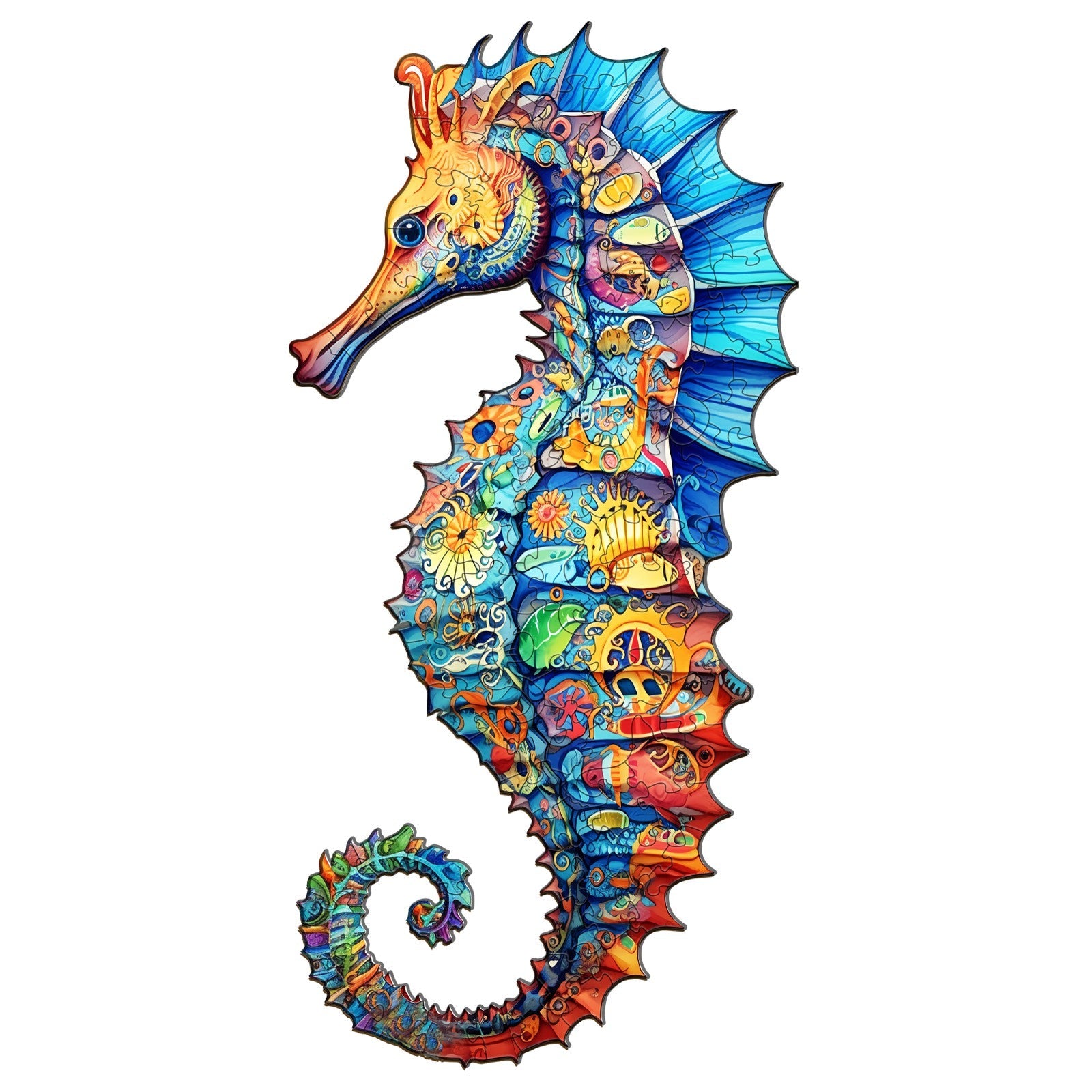 Seahorse 1 Wooden Jigsaw Puzzle