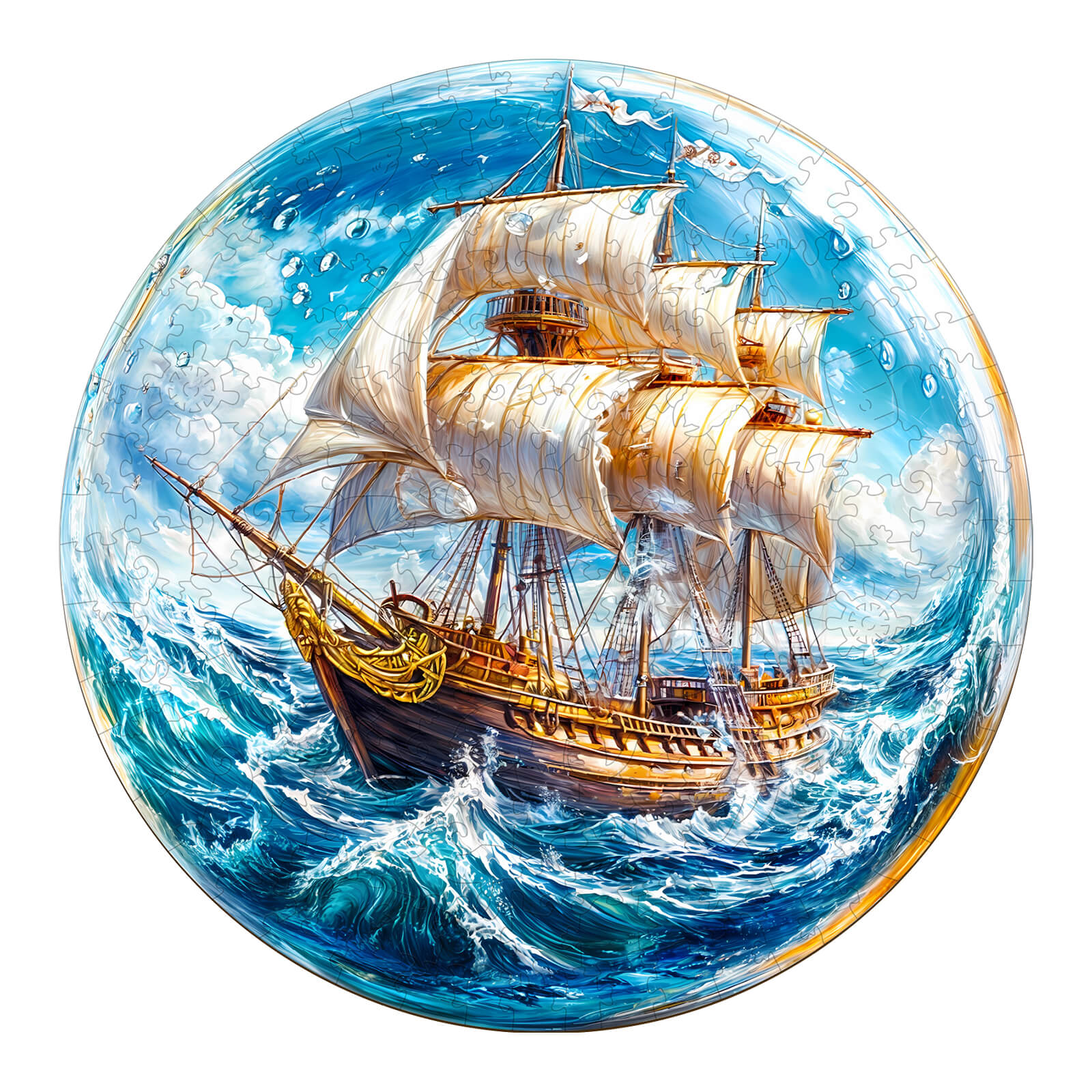 Ship of Hope Wooden Jigsaw Puzzle