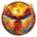 Flame-born Phoenix-2 Wooden Jigsaw Puzzle