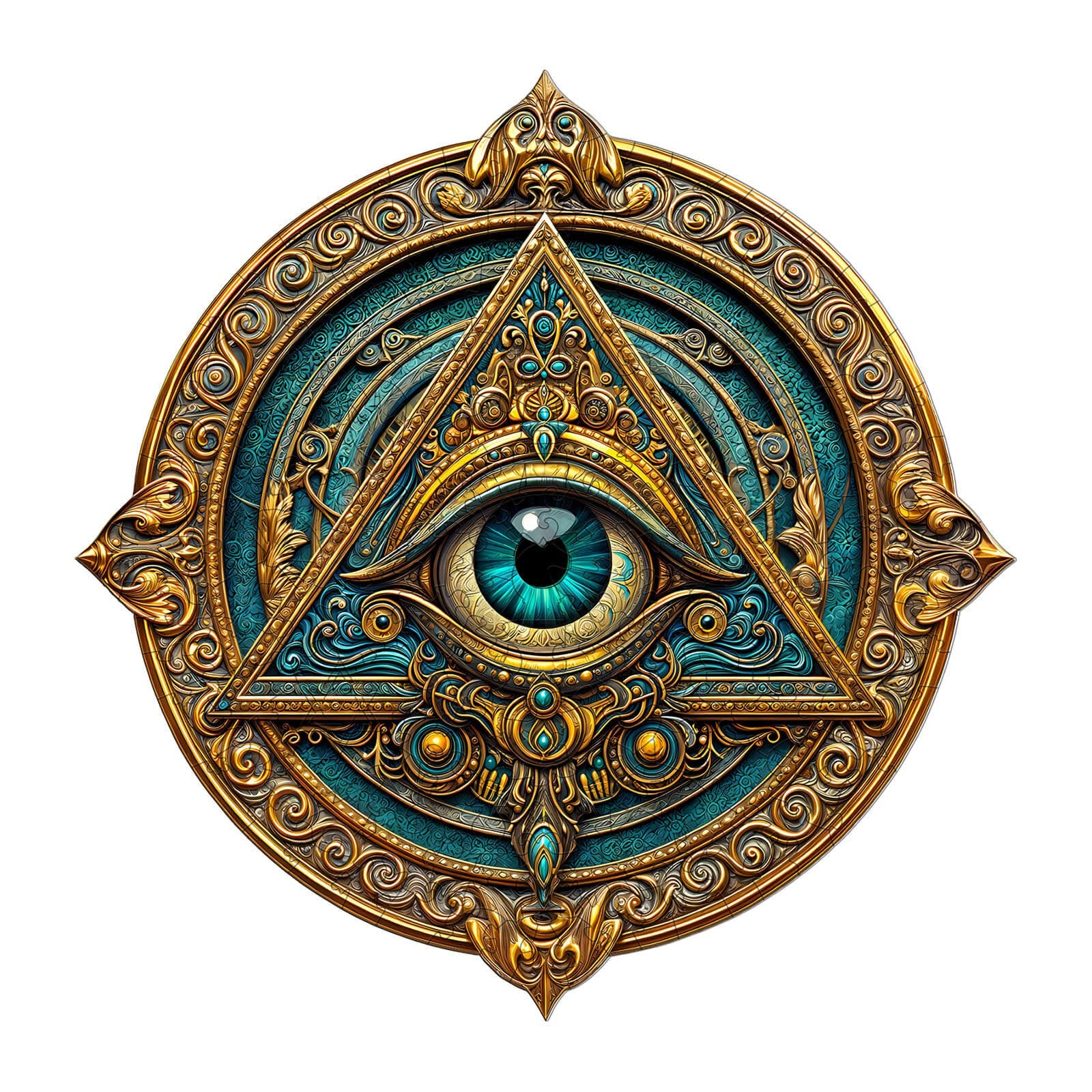 Mysterious Eye Wooden Jigsaw Puzzle