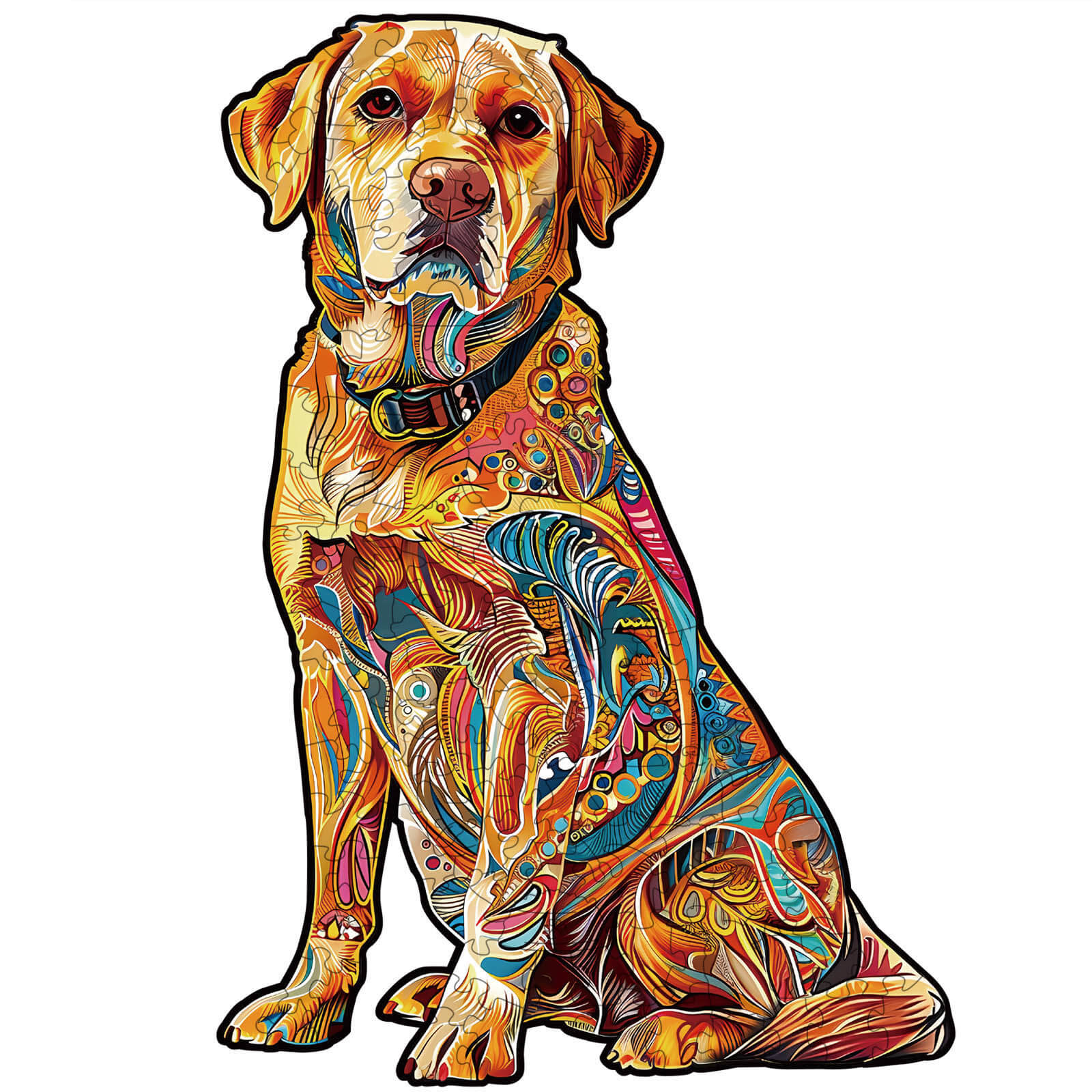Handsome Labrador Wooden Jigsaw Puzzle