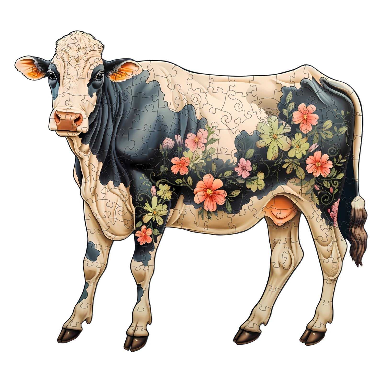 Dairy Cattle Wooden Jigsaw Puzzle