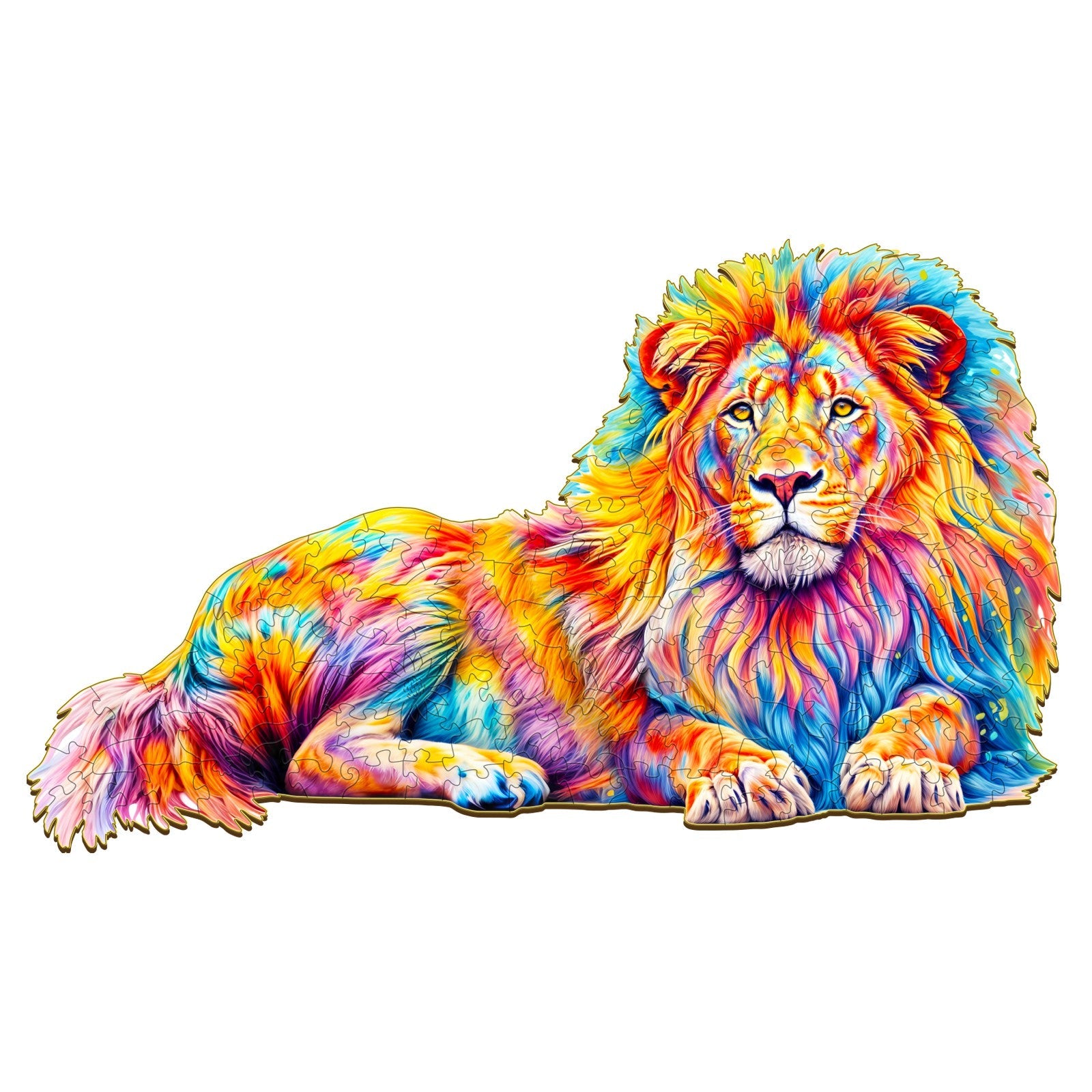 Lion Wooden Jigsaw Puzzle
