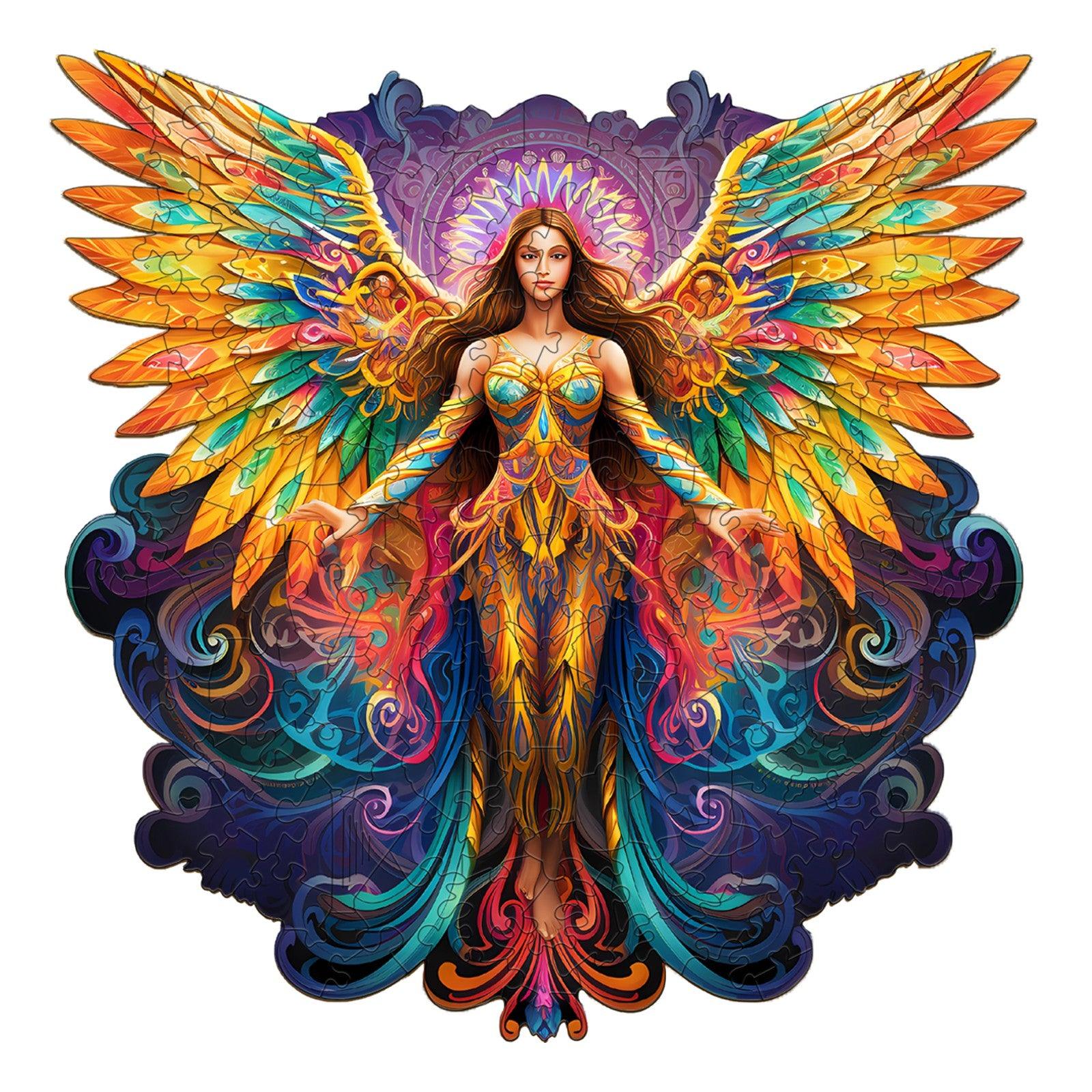 Girl with Wings Wooden Jigsaw Puzzle