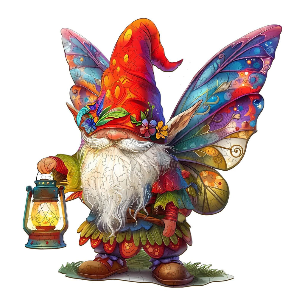 Christmas Gnome Wooden Jigsaw Puzzle