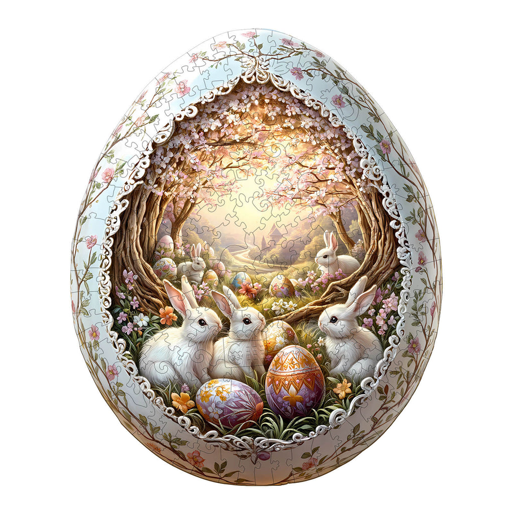 Wonderland Easter-6 Wooden Jigsaw Puzzle