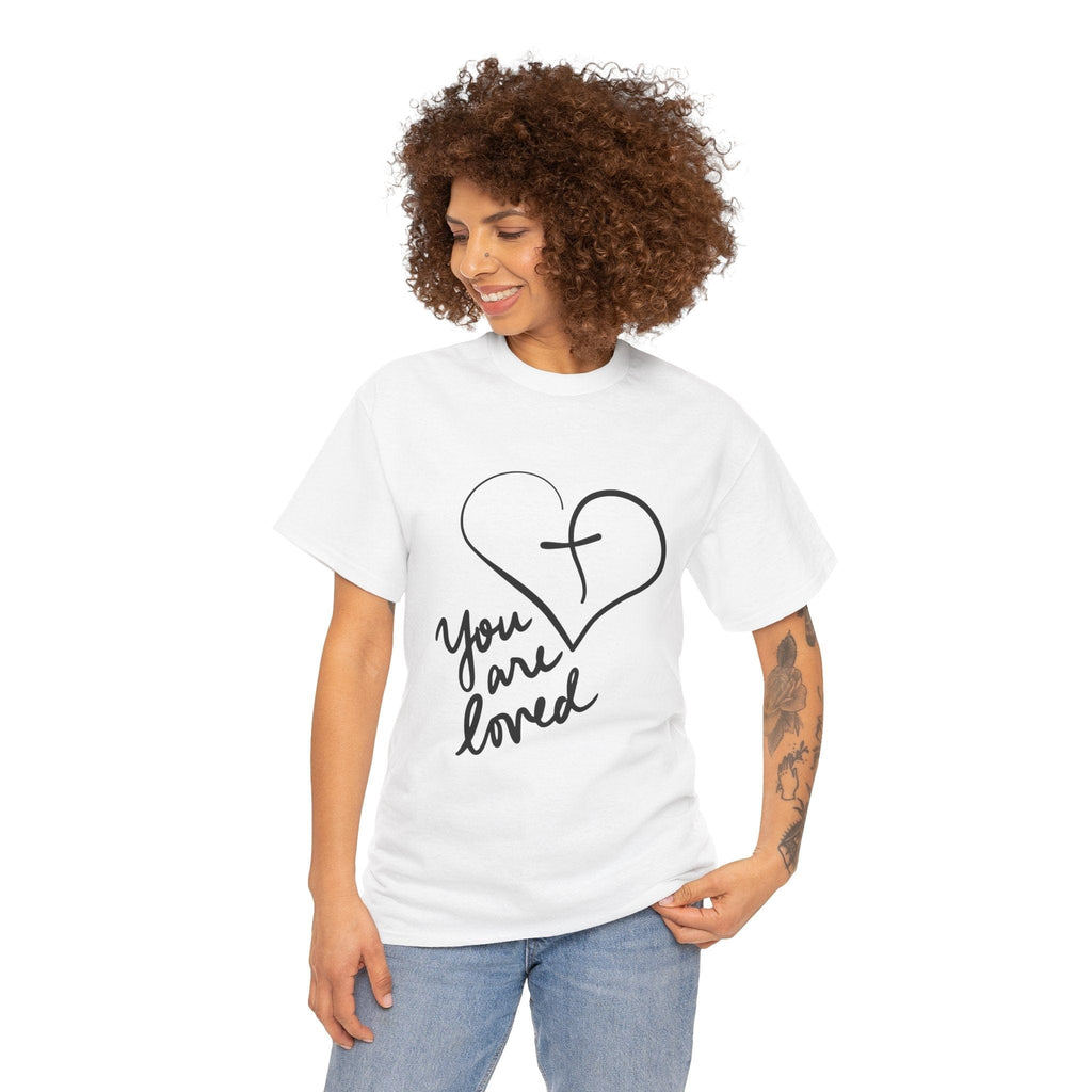 YOU ARE LOVED CALLIGRAPHY TEE