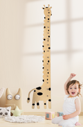 Wooden Giraffe Growth Chart Height Ruler for Kids