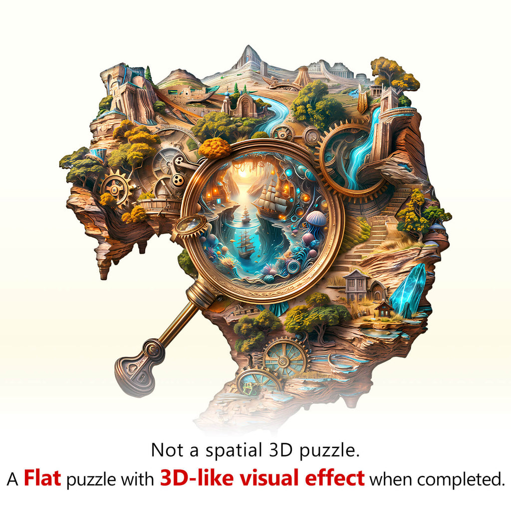 Explorer's World-1 Wooden Jigsaw Puzzle