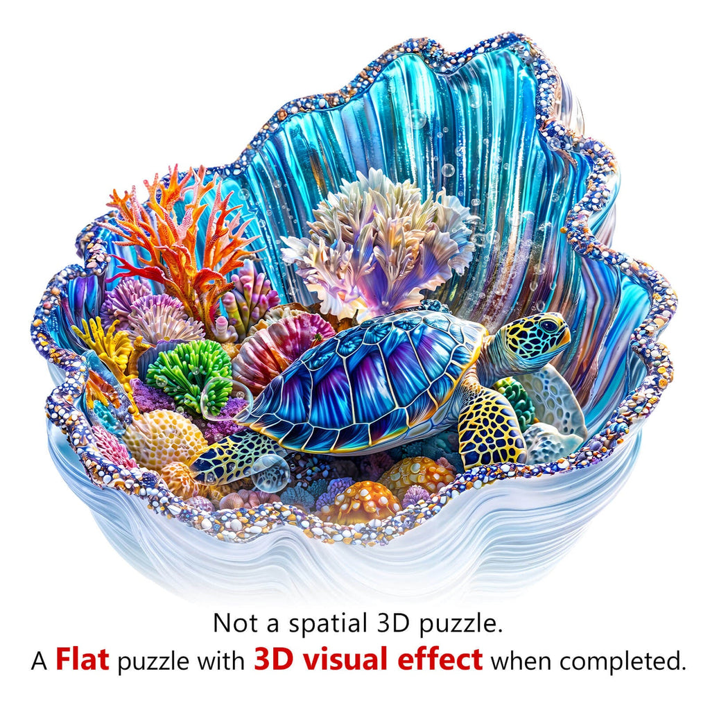 3D Giant Shell Dreams Wooden Jigsaw Puzzle