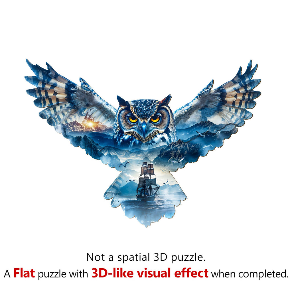 Bluewing Voyage Wooden Jigsaw Puzzle