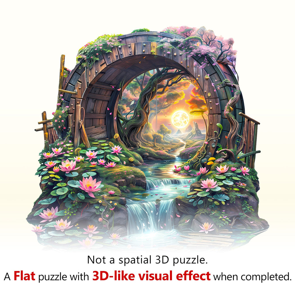 Barrel of Summer Wooden Jigsaw Puzzle