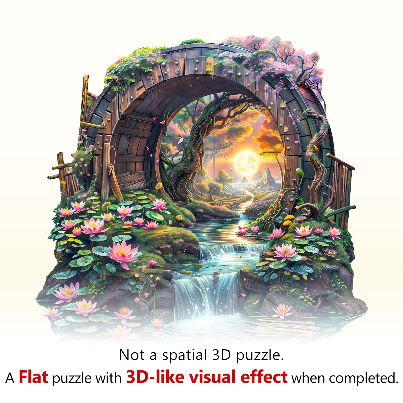 Barrel of Summer Wooden Jigsaw Puzzle