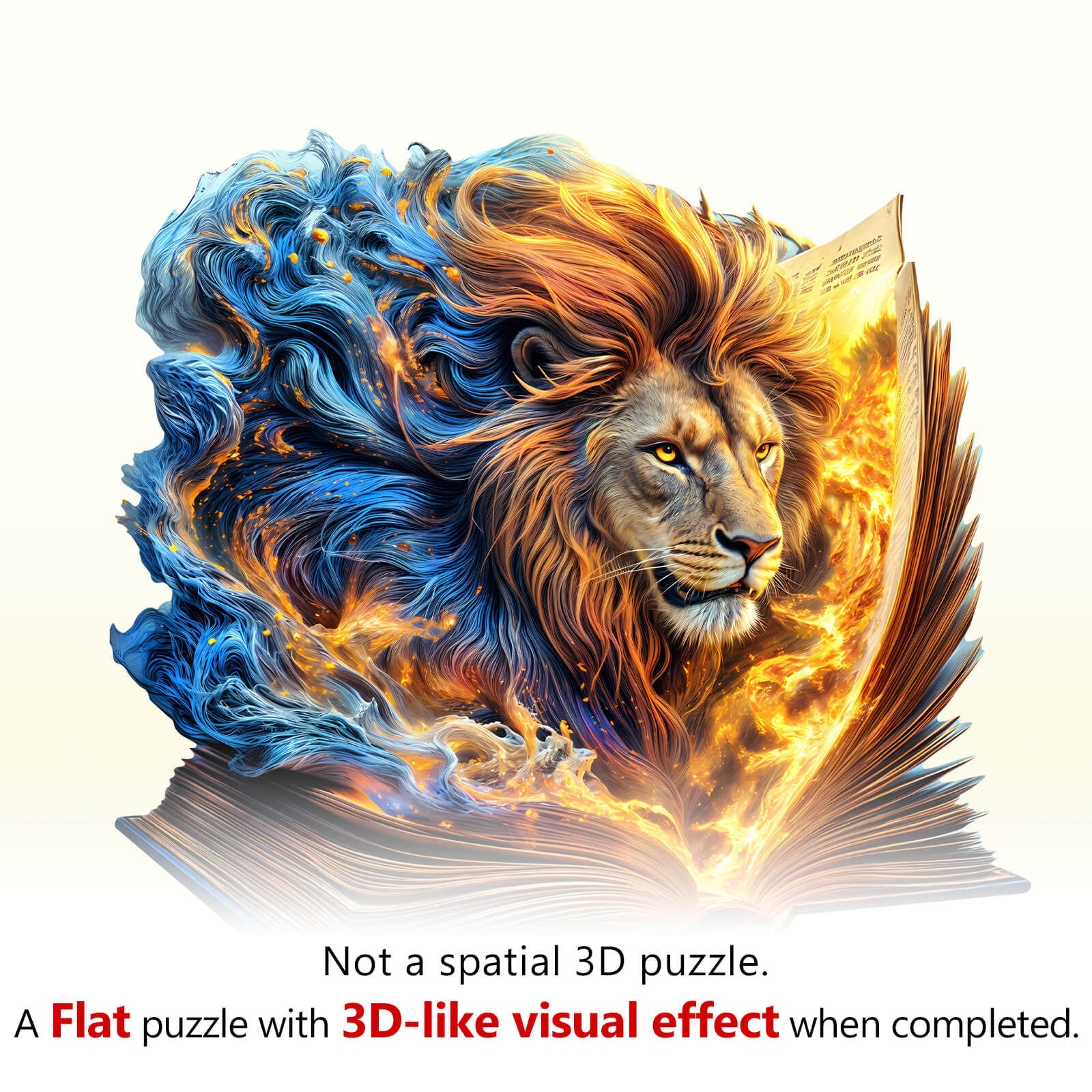 Roaring Pages Wooden Jigsaw Puzzle