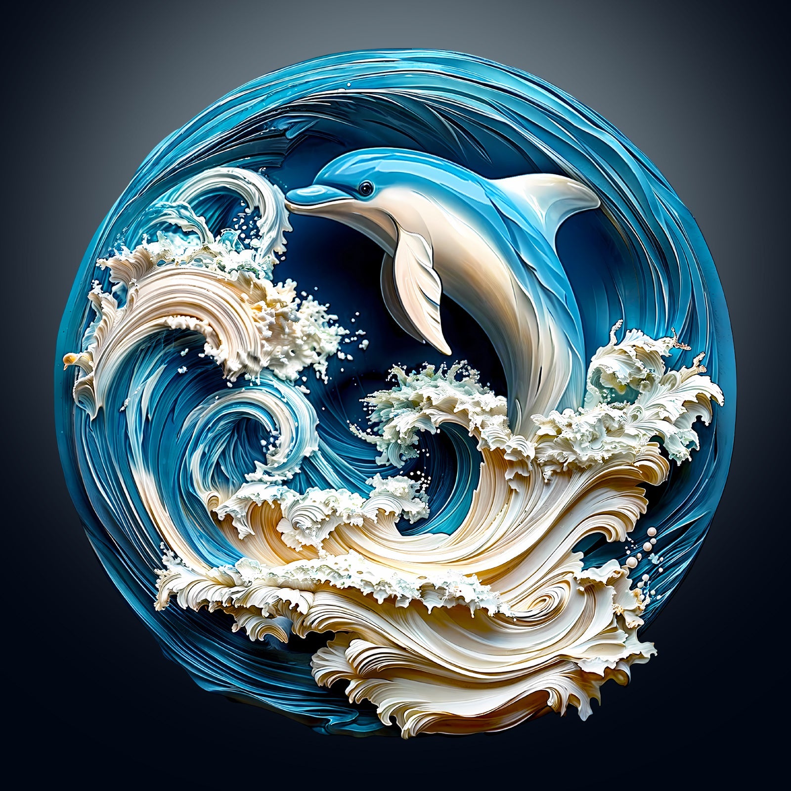 3D Dolphin-2 Wooden Jigsaw Puzzle