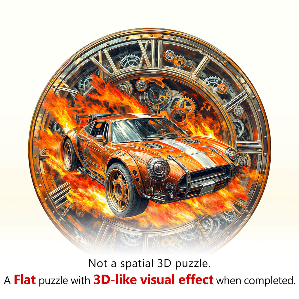 Blazing Speed Wooden Jigsaw Puzzle
