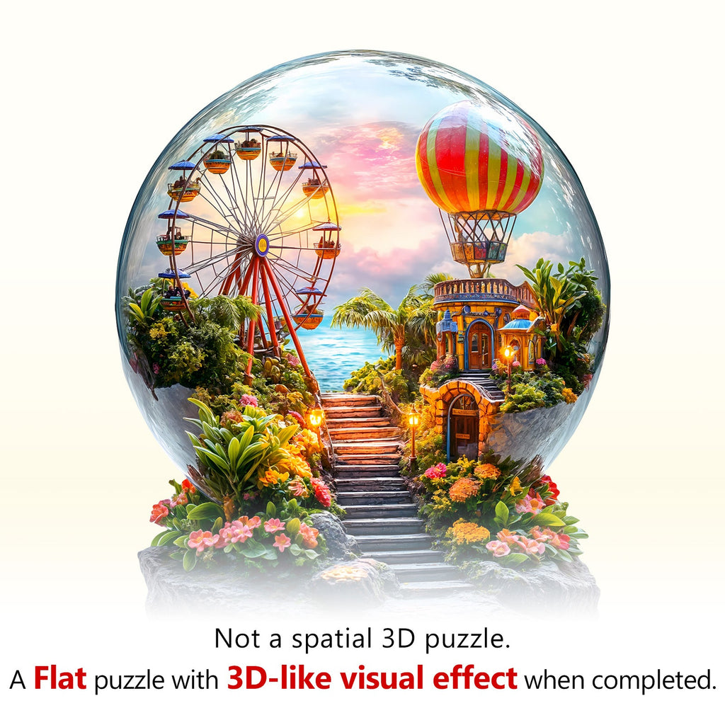 3D Crystal Wonderland  Wooden Jigsaw Puzzle