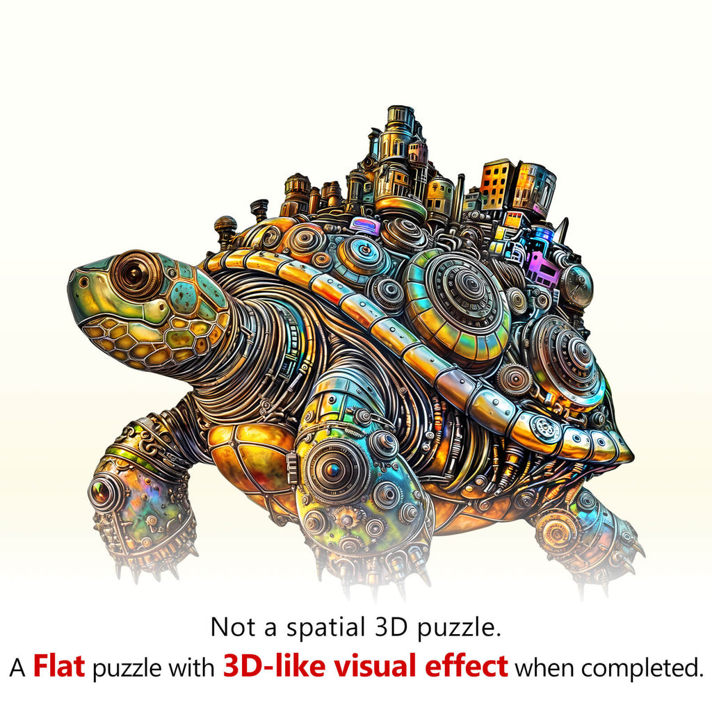 Metallic Beast Wooden Jigsaw Puzzle