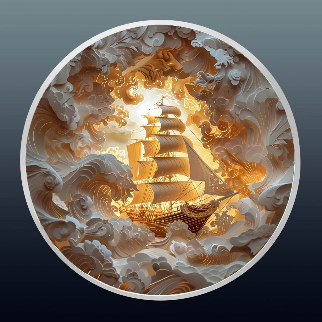 3D Sailing-2 Wooden Jigsaw Puzzle