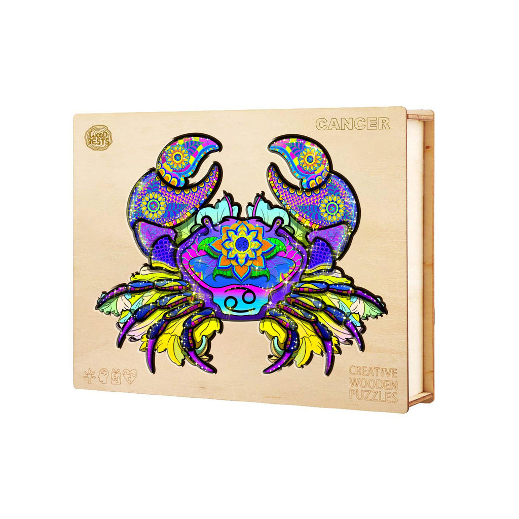 Constellation Cancer Wooden Jigsaw Puzzle
