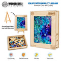 Into the Mystic jigsaw puzzle by artist Amy Tieman, featuring vibrant colors and eco-friendly materials.