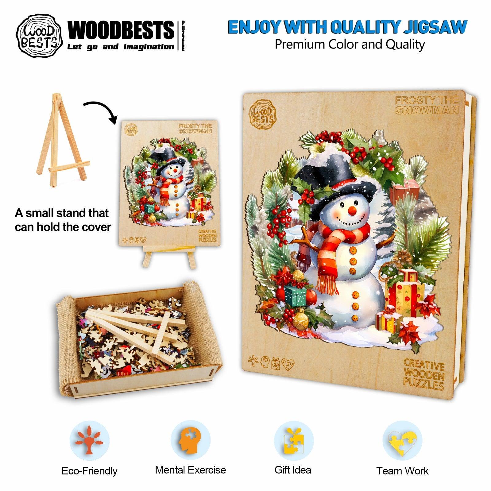 Frosty The Snowman Wooden Jigsaw Puzzle