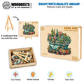 SEEK AND FIND MANTISES wooden jigsaw puzzle with eco-friendly pieces for mental exercise and teamwork.