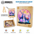 Moose Patron Saint Wooden Jigsaw Puzzle