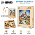 Princess Tale jigsaw puzzle by Pietro Gallo, featuring vibrant artwork and eco-friendly materials, perfect for creativity and teamwork.
