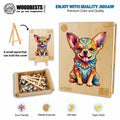 Cute Chihuahua Wooden Jigsaw Puzzle