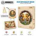 Eternal Love Wooden Jigsaw Puzzle by Woodbests, featuring eco-friendly materials and a creative design for mind exercises.