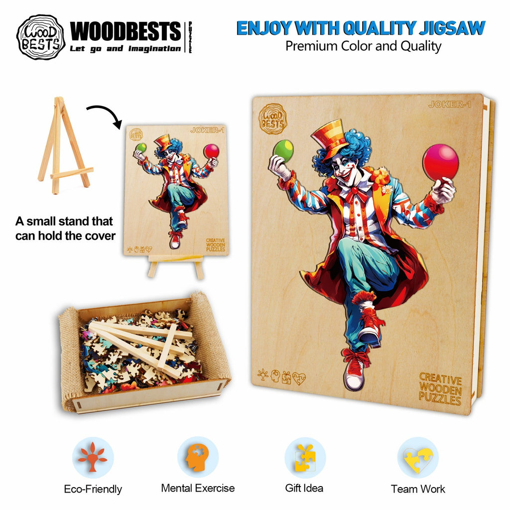Joker-1 Wooden Jigsaw Puzzle