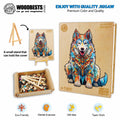 Alaskan Malamute Wooden Jigsaw Puzzle