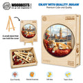 Views of London Wooden Jigsaw Puzzle