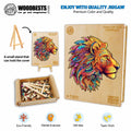 The Jungle King-3 Wooden Jigsaw Puzzle