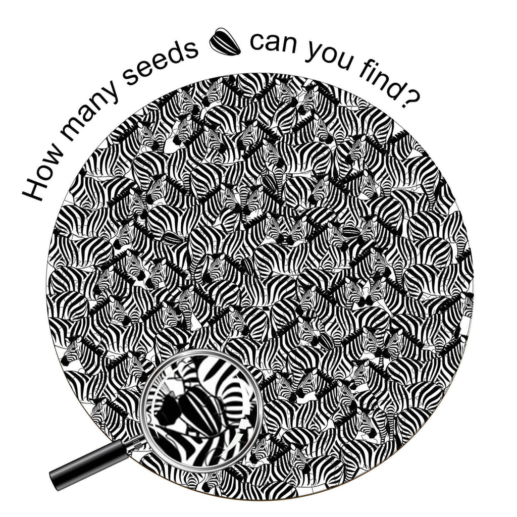 seek and find Melon seeds Wooden Jigsaw Puzzle