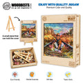 On the Way jigsaw puzzle by Arlet Gomez with vibrant colors, featuring eco-friendly materials and a creative design.