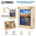 Long River jigsaw puzzle by Sarah Bradfield, featuring vibrant colors and eco-friendly materials for creative fun.