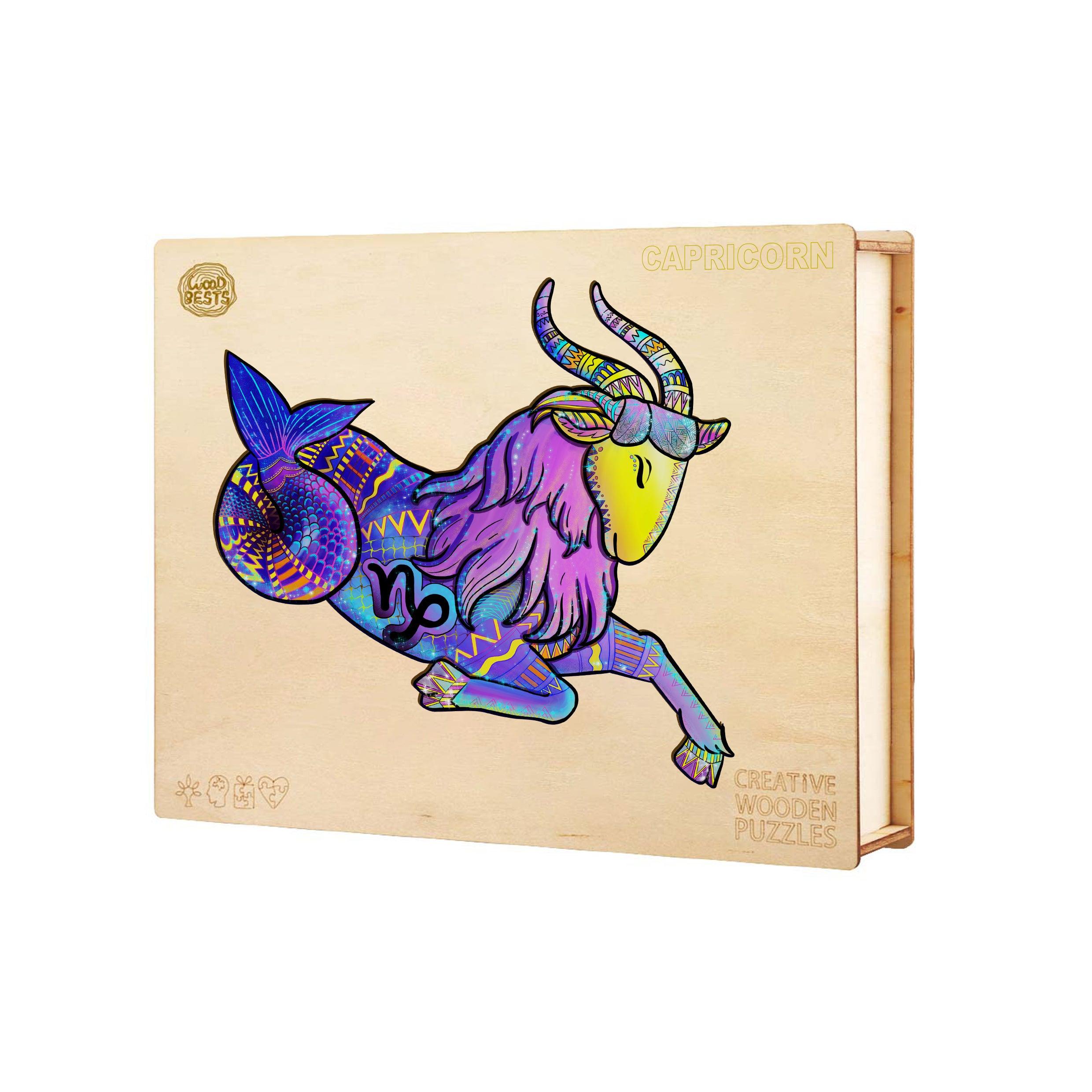 Constellation Capricorn Wooden Jigsaw Puzzle