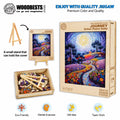 The Marvelous Journey jigsaw puzzle by Pietro Gallo, featuring vibrant colors and eco-friendly materials.