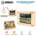 Distant Storm jigsaw puzzle by Marianne K Palmer, showcasing eco-friendly packaging and quality design for creativity.