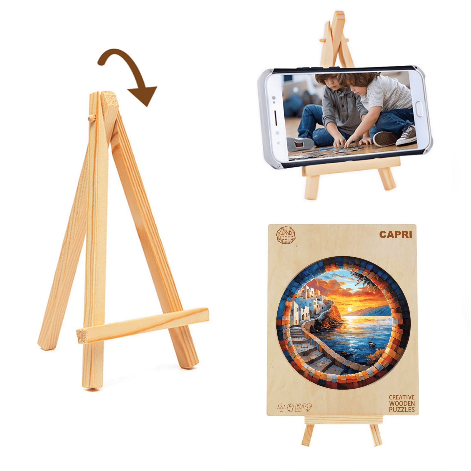 Capri Wooden Jigsaw Puzzle