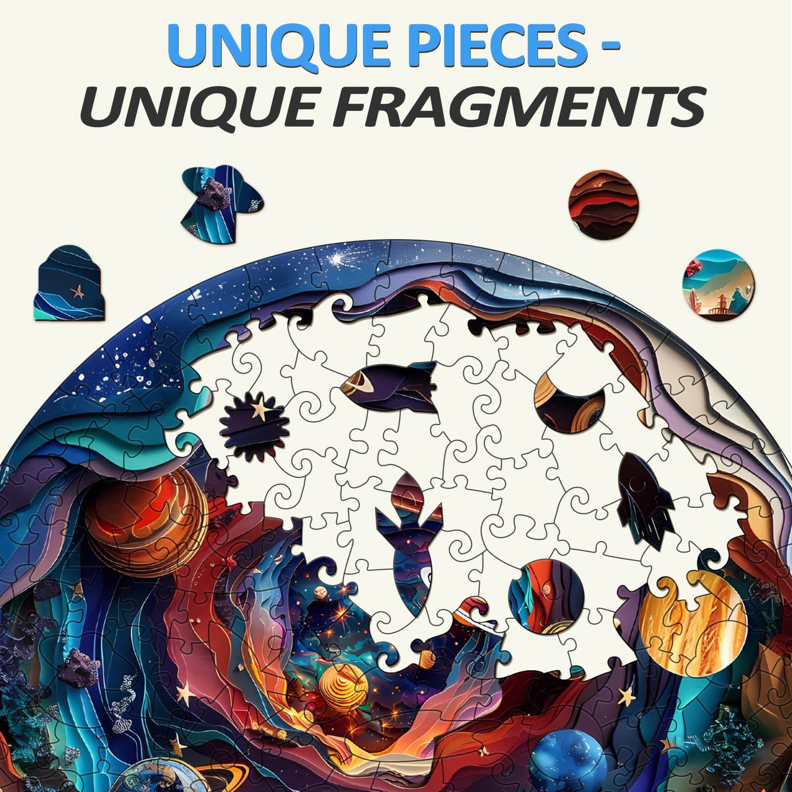 Universe Wooden Jigsaw Puzzle