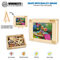 Magic Flowers jigsaw puzzle by Alexander Shandor, featuring a colorful floral design and eco-friendly wooden pieces.